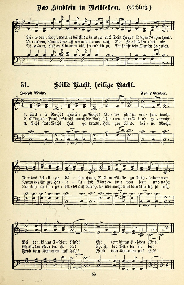 Heils-Lieder, eine Sammlung Geistlicher Lieder für Sonntagsschulen, Jugendvereine page 51