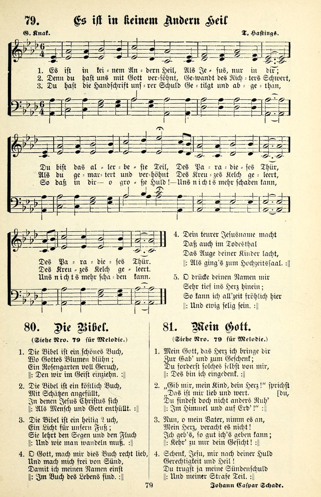 Heils-Lieder, eine Sammlung Geistlicher Lieder für Sonntagsschulen, Jugendvereine page 77