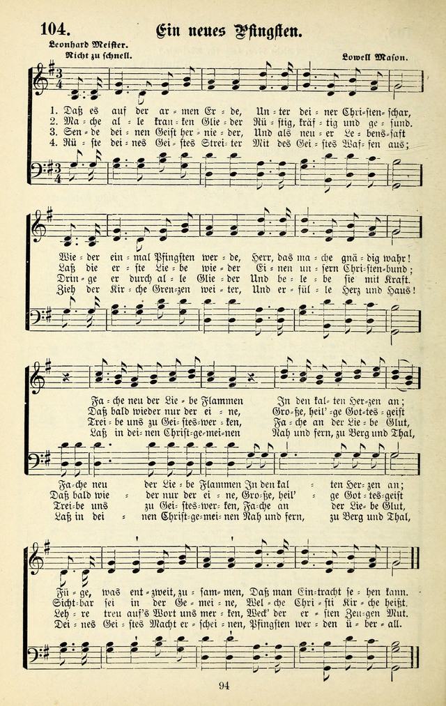 Heils-Lieder, eine Sammlung Geistlicher Lieder für Sonntagsschulen, Jugendvereine page 92
