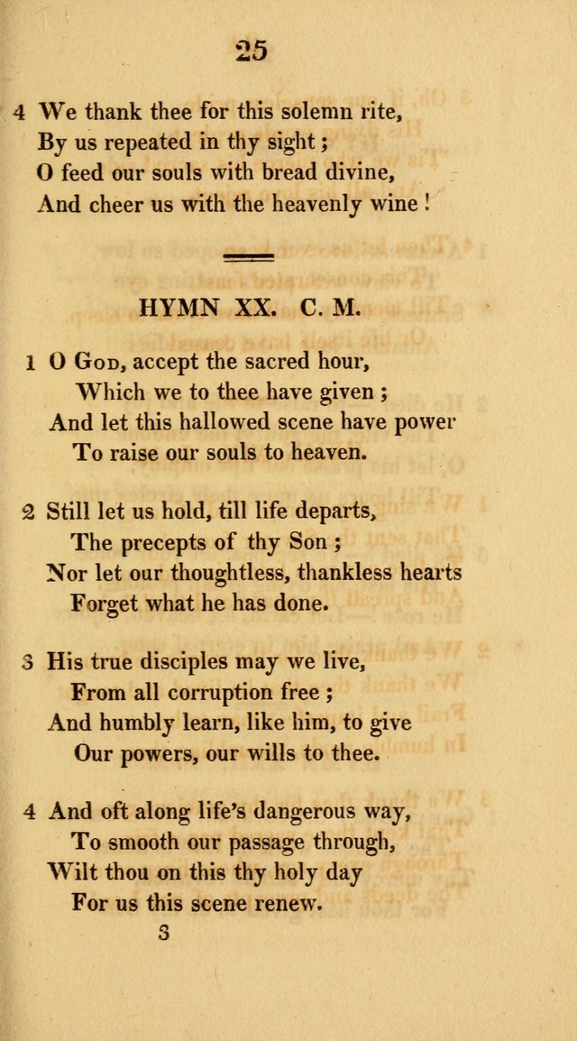 Hymns for the Lords Supper: original and selected. (2nd ed.) page 25