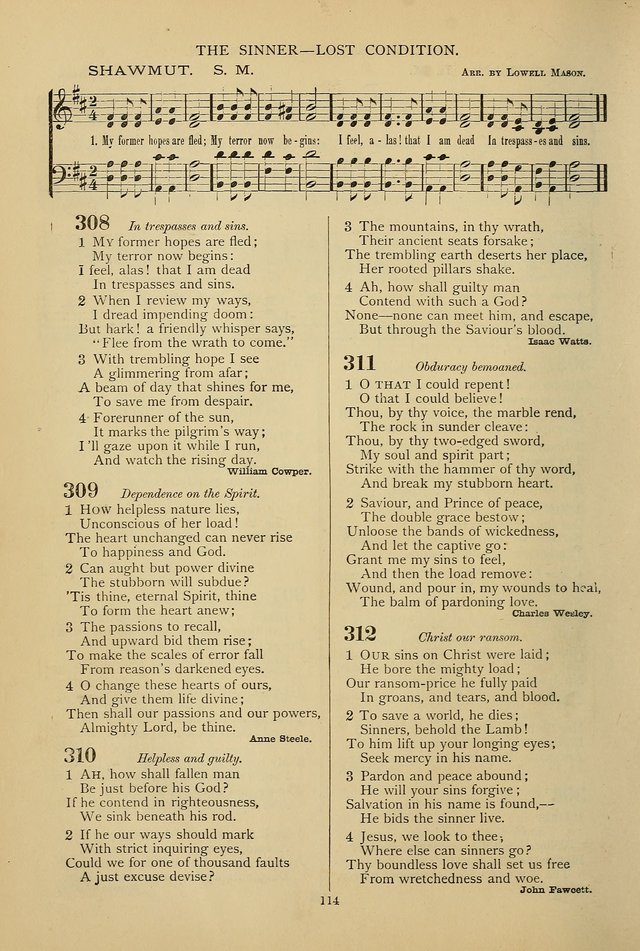 Hymnal of the Methodist Episcopal Church page 111