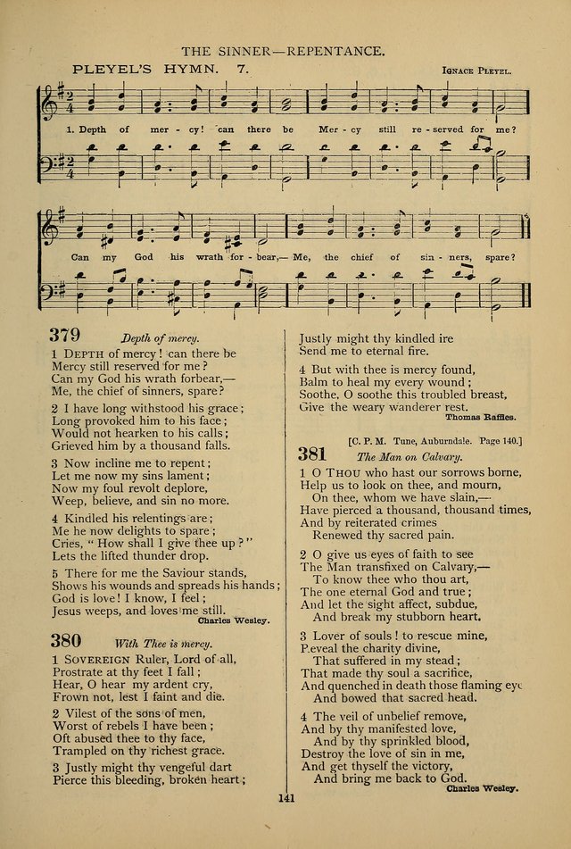 Hymnal of the Methodist Episcopal Church page 138