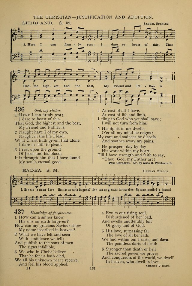 Hymnal of the Methodist Episcopal Church page 158