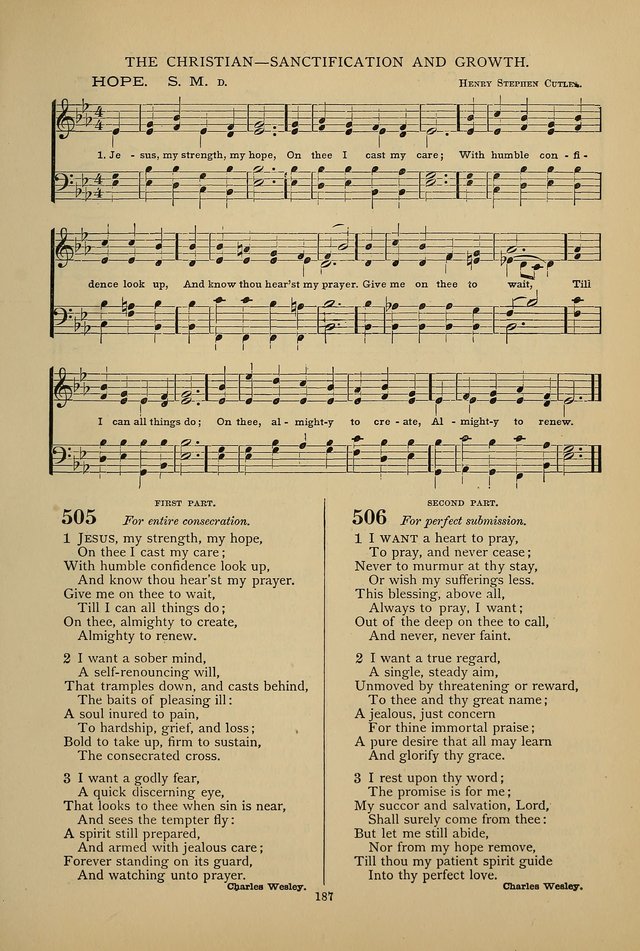 Hymnal of the Methodist Episcopal Church page 184
