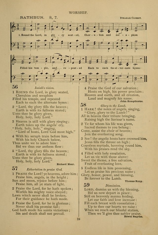 Hymnal of the Methodist Episcopal Church page 20