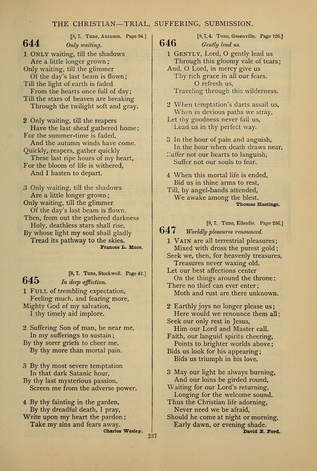 Hymnal of the Methodist Episcopal Church page 234