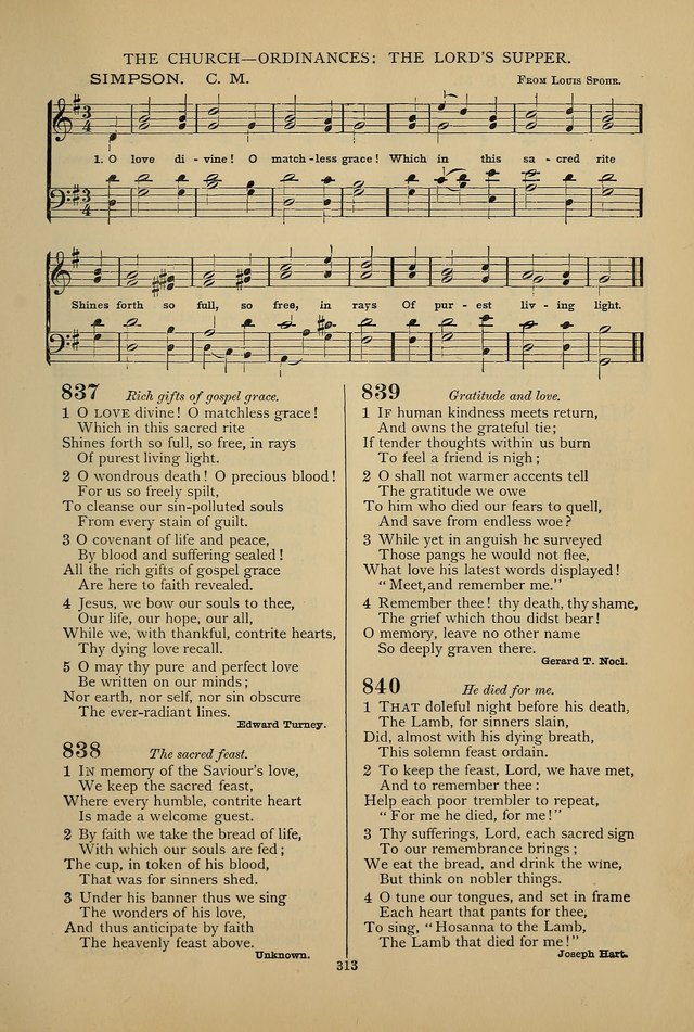 Hymnal of the Methodist Episcopal Church page 310