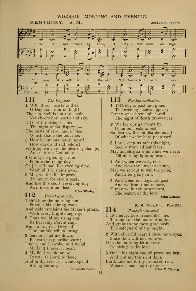 Hymnal of the Methodist Episcopal Church page 38