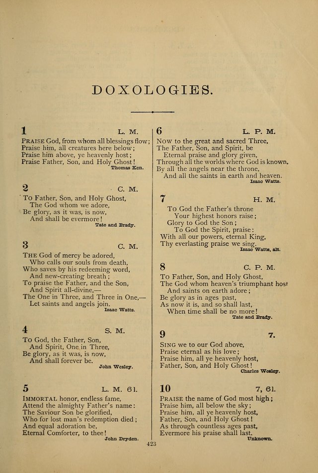 Hymnal of the Methodist Episcopal Church page 420
