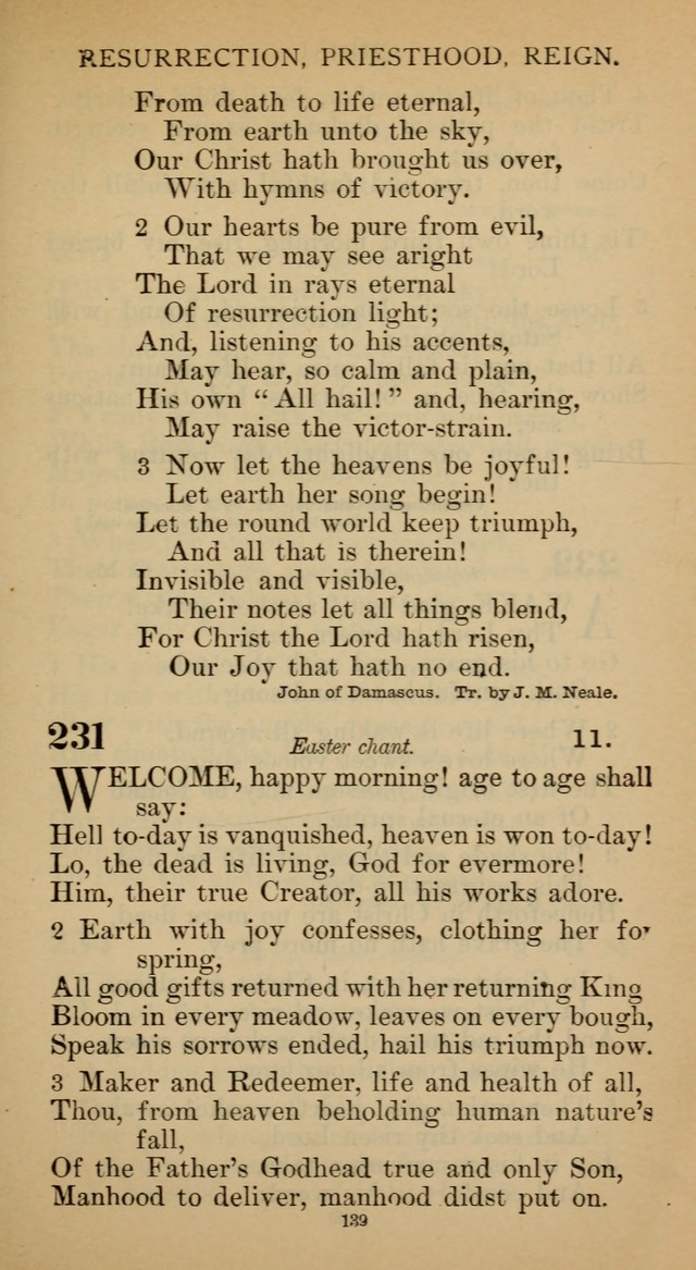 Hymnal of the Methodist Episcopal Church page 139
