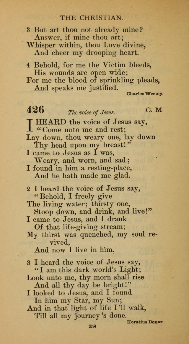 Hymnal of the Methodist Episcopal Church page 258