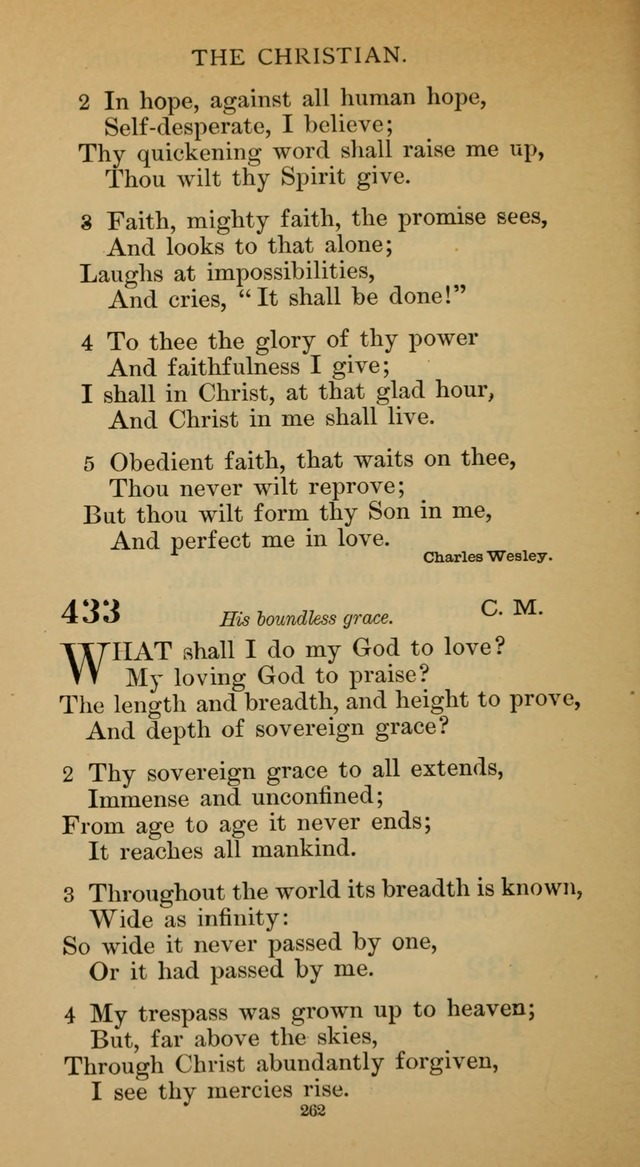 Hymnal of the Methodist Episcopal Church page 262