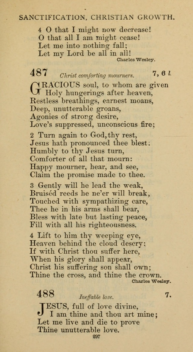 Hymnal of the Methodist Episcopal Church page 297