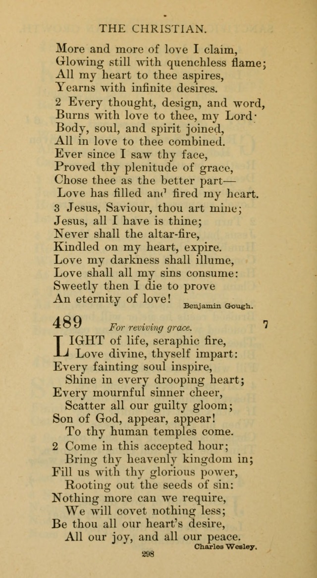 Hymnal of the Methodist Episcopal Church page 298