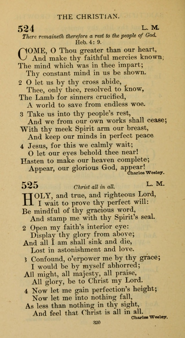 Hymnal of the Methodist Episcopal Church page 320