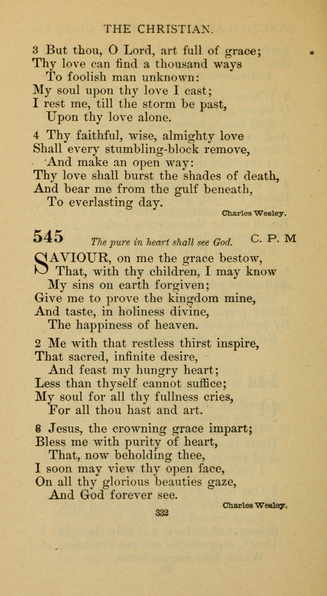 Hymnal of the Methodist Episcopal Church page 332