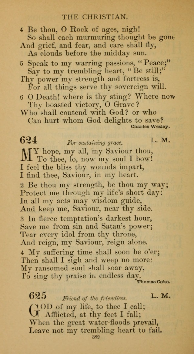 Hymnal of the Methodist Episcopal Church page 382