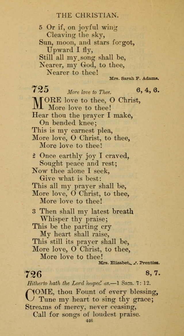 Hymnal of the Methodist Episcopal Church page 446