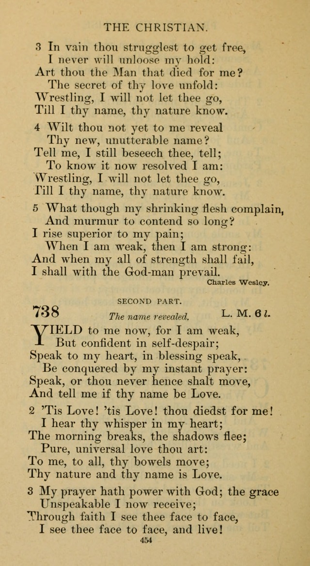 Hymnal of the Methodist Episcopal Church page 454