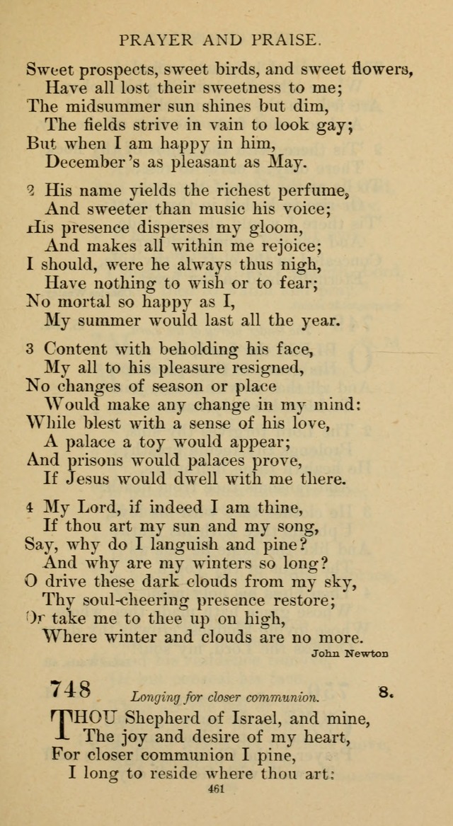 Hymnal of the Methodist Episcopal Church page 461