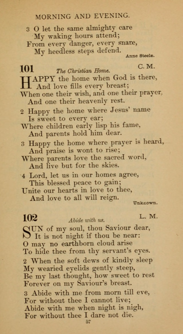 Hymnal of the Methodist Episcopal Church page 57