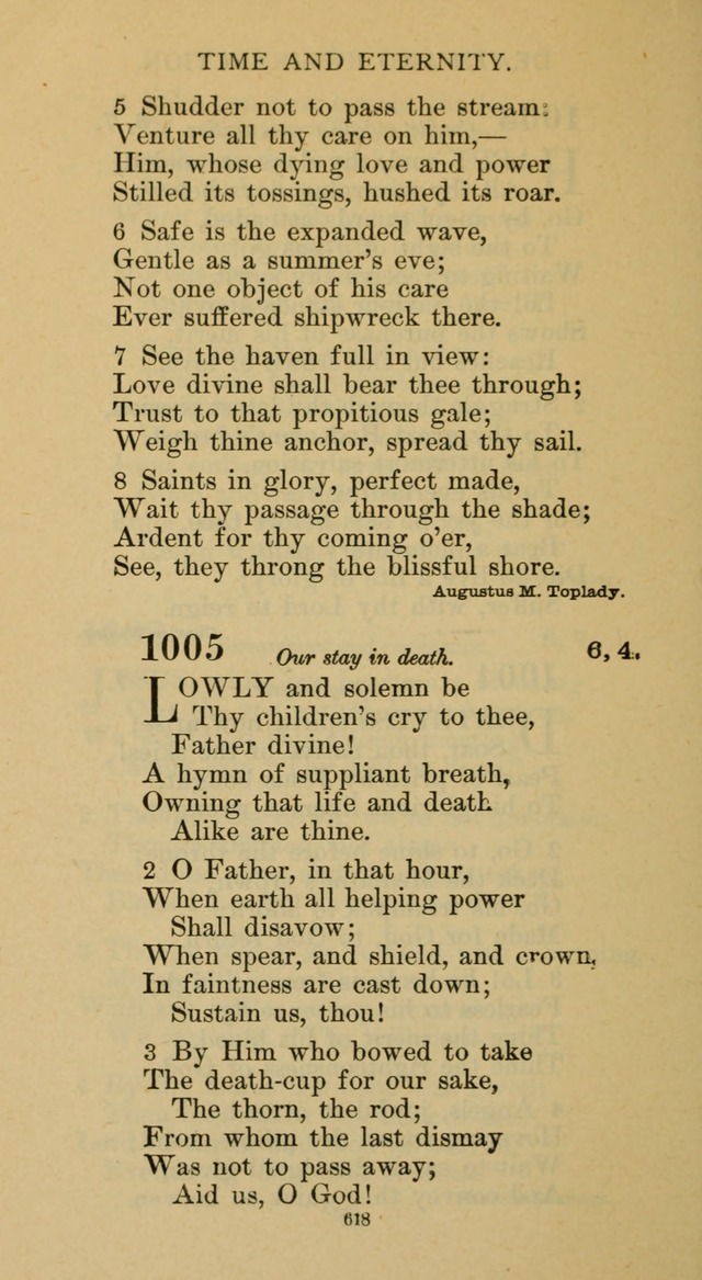 Hymnal of the Methodist Episcopal Church page 618