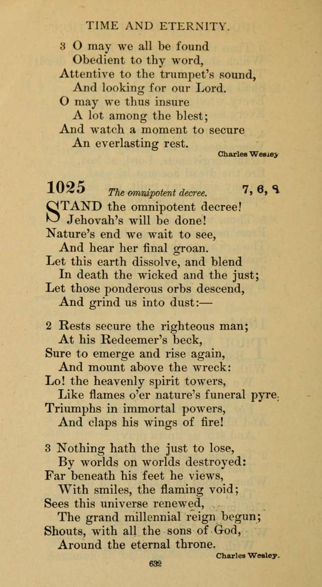 Hymnal of the Methodist Episcopal Church page 632