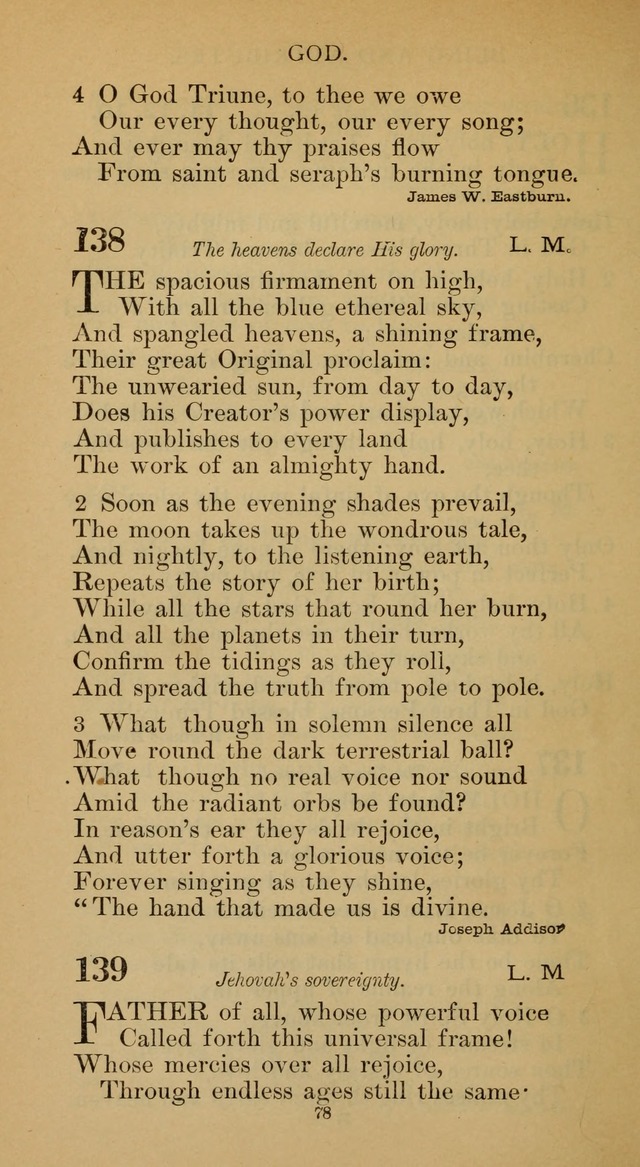Hymnal of the Methodist Episcopal Church page 78