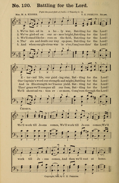 Hymns New and Old: for use in Gospel meetings and other religious services page 120