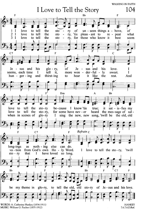 Hymns of Promise: a large print songbook page 129