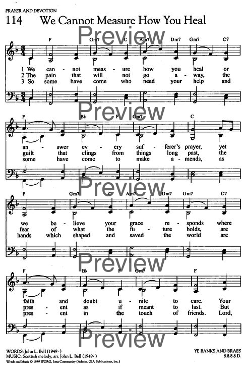 Hymns of Promise: a large print songbook page 140