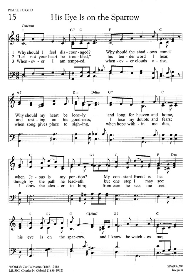 Hymns of Promise: a large print songbook page 16
