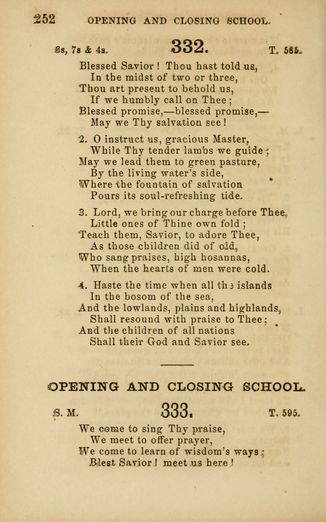 Hymns and Offices of Worship: for use in schools: with an appendix of tunes page 252