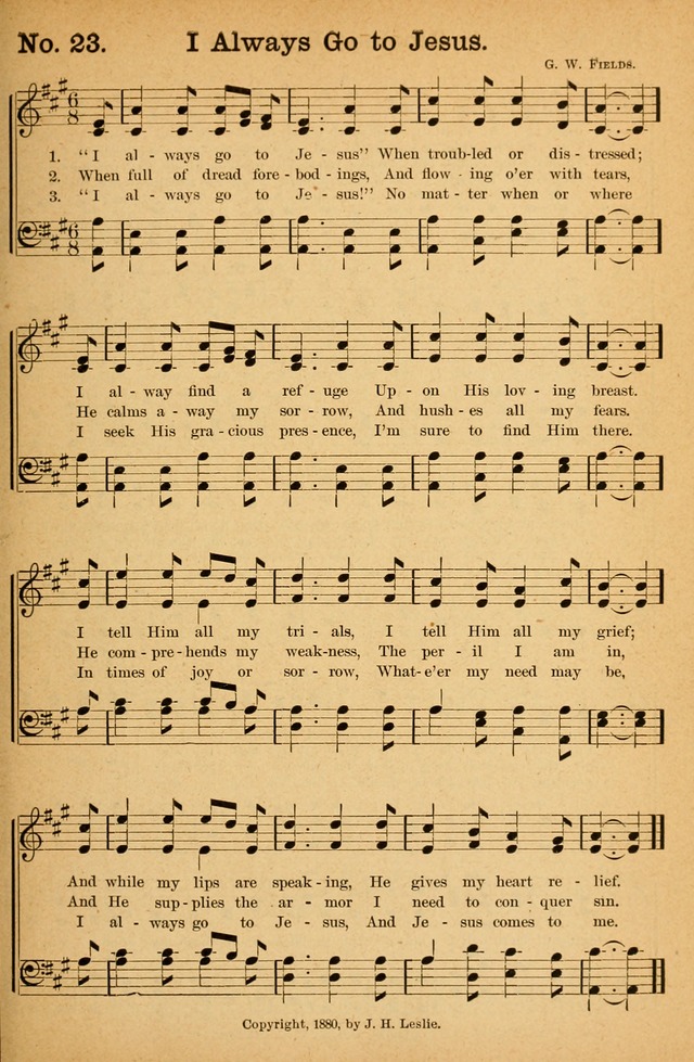 Honey Out of the Rock: a compilation of sacred songs and hymns for use in gospel meetings and other religious services page 30