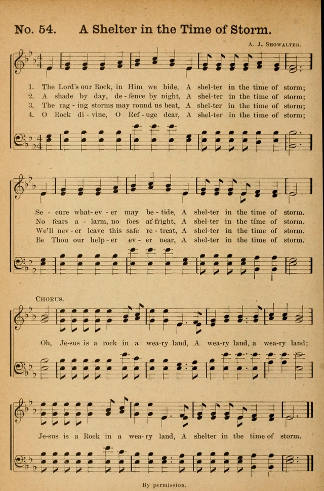 Honey Out of the Rock: a compilation of sacred songs and hymns for use in gospel meetings and other religious services page 61