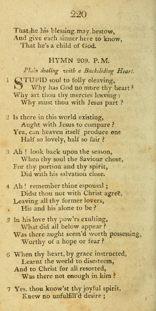 Hymns, Original and  Selected, for the Use of Christians. (5th ed. corr.) page 234
