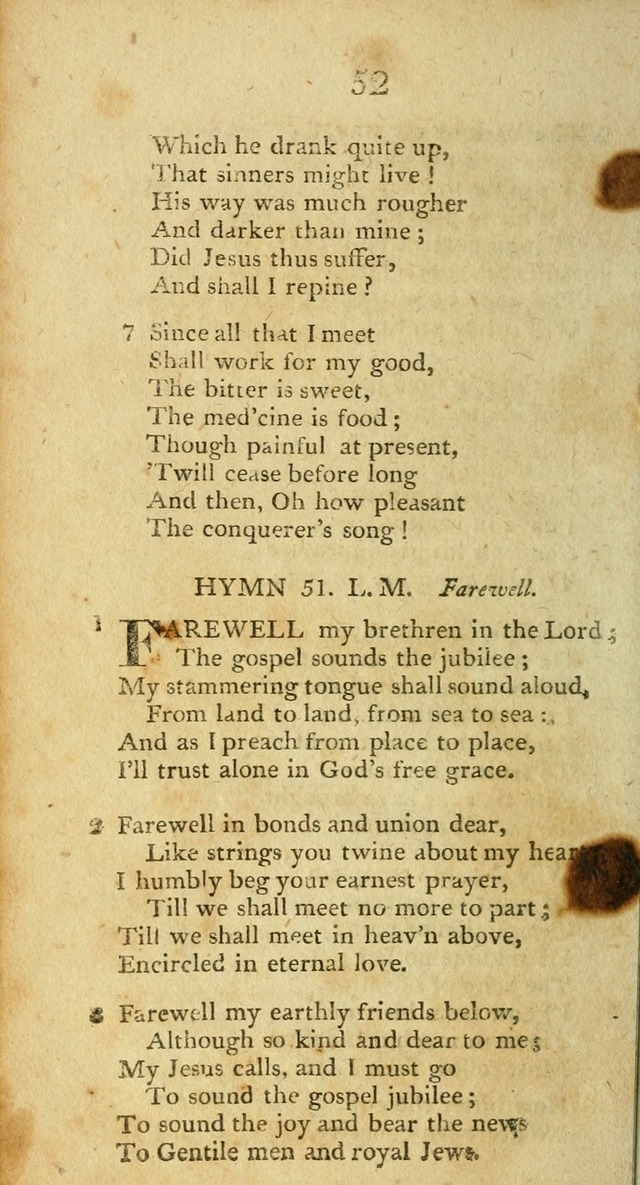 Hymns, Original and  Selected, for the Use of Christians. (5th ed. corr.) page 52