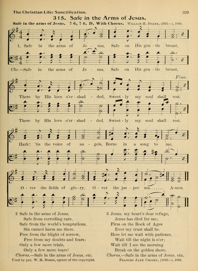 Hymnal and Order of Service: for churches and Sunday-schools page 329