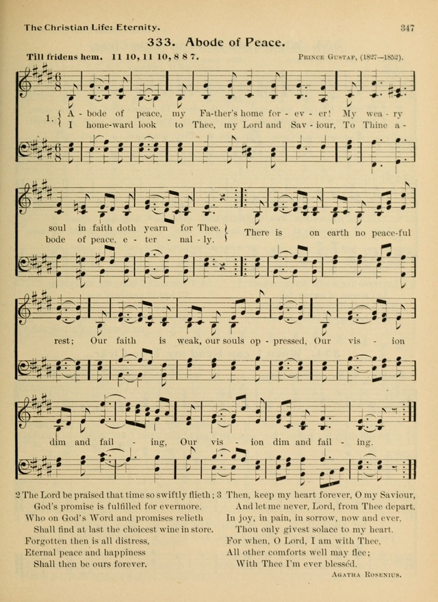 Hymnal and Order of Service: for churches and Sunday-schools page 347