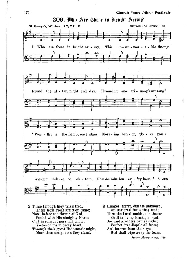The Hymnal and Order of Service page 176