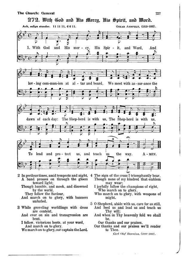 The Hymnal and Order of Service page 227