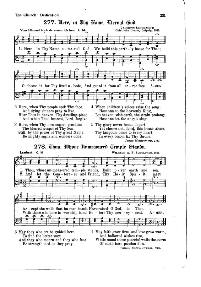 The Hymnal and Order of Service page 231