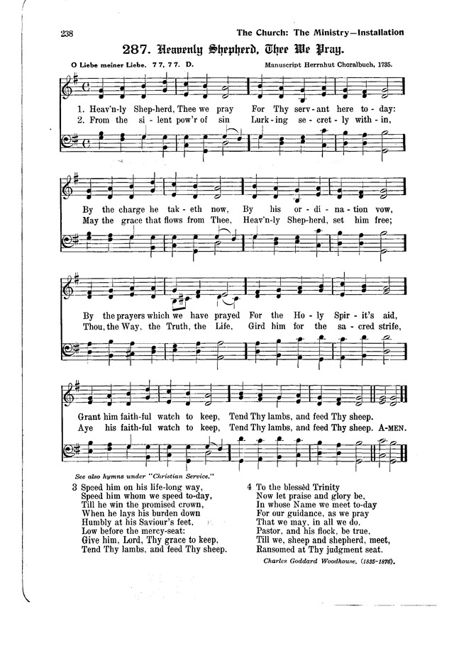 The Hymnal and Order of Service page 238