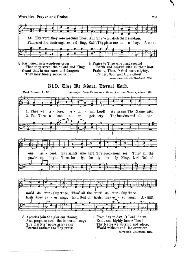 The Hymnal and Order of Service page 263