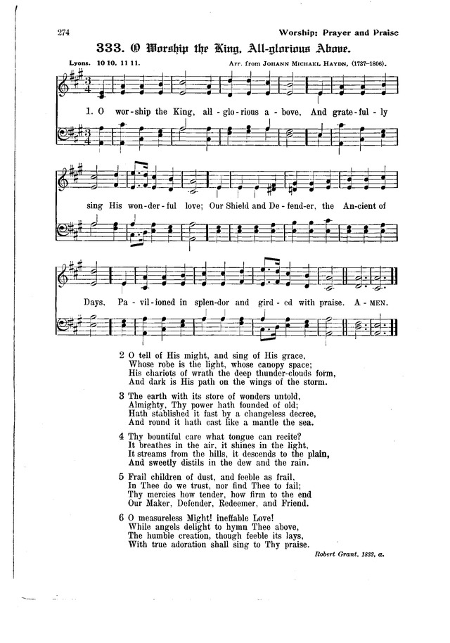 The Hymnal and Order of Service page 274
