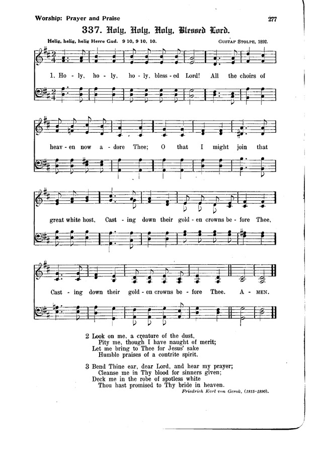 The Hymnal and Order of Service page 277