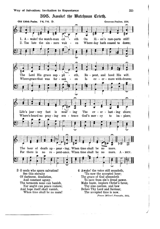 The Hymnal and Order of Service page 325