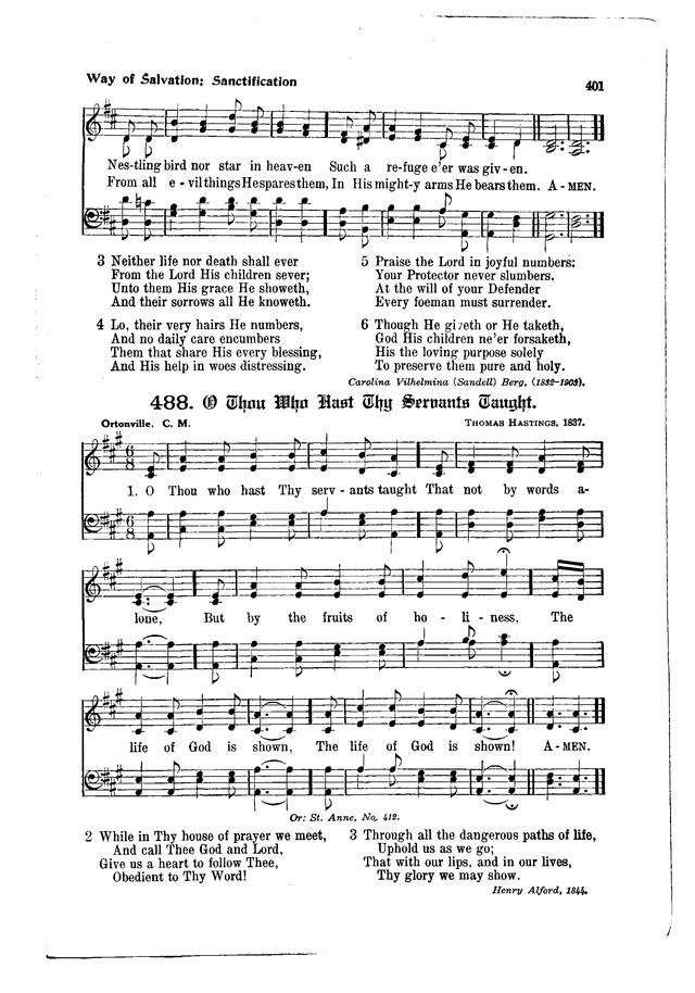The Hymnal and Order of Service page 401