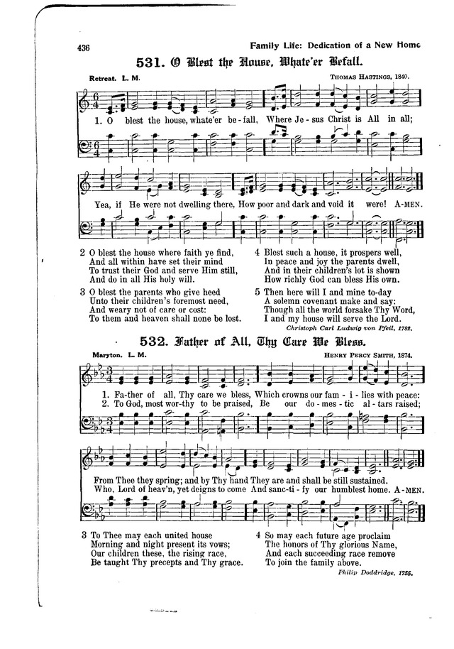 The Hymnal and Order of Service page 436