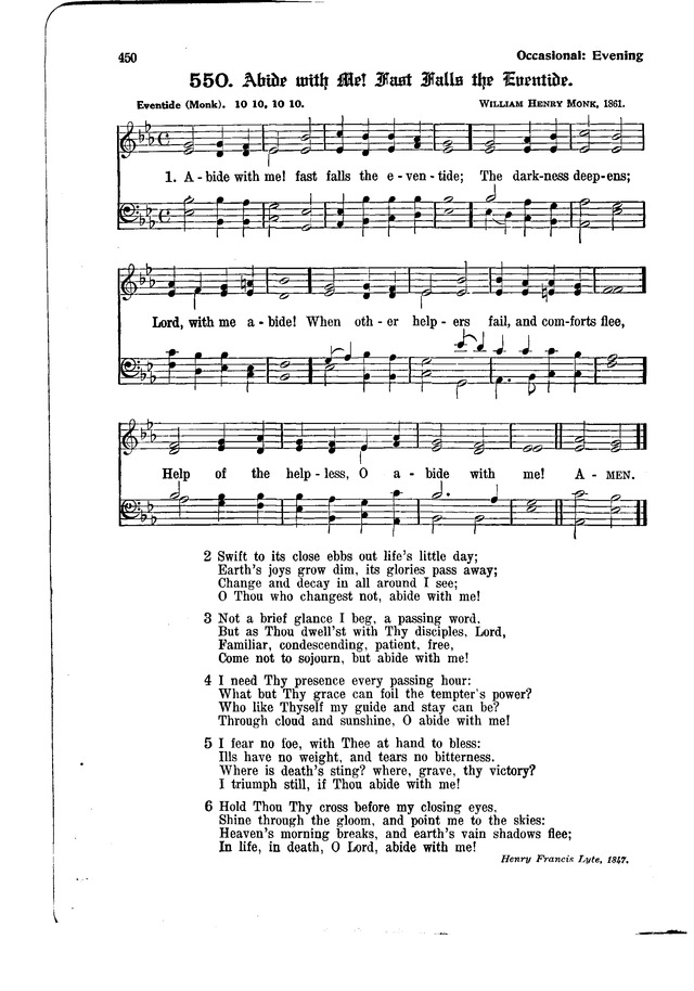 The Hymnal and Order of Service page 450